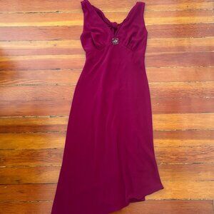 Y2K Vintage Mermaid Sexy Plunging Long Dress MEDIUM